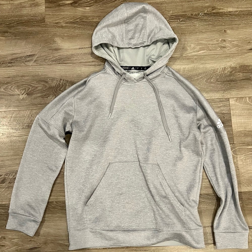 Adidas Gray Hooded Jacket